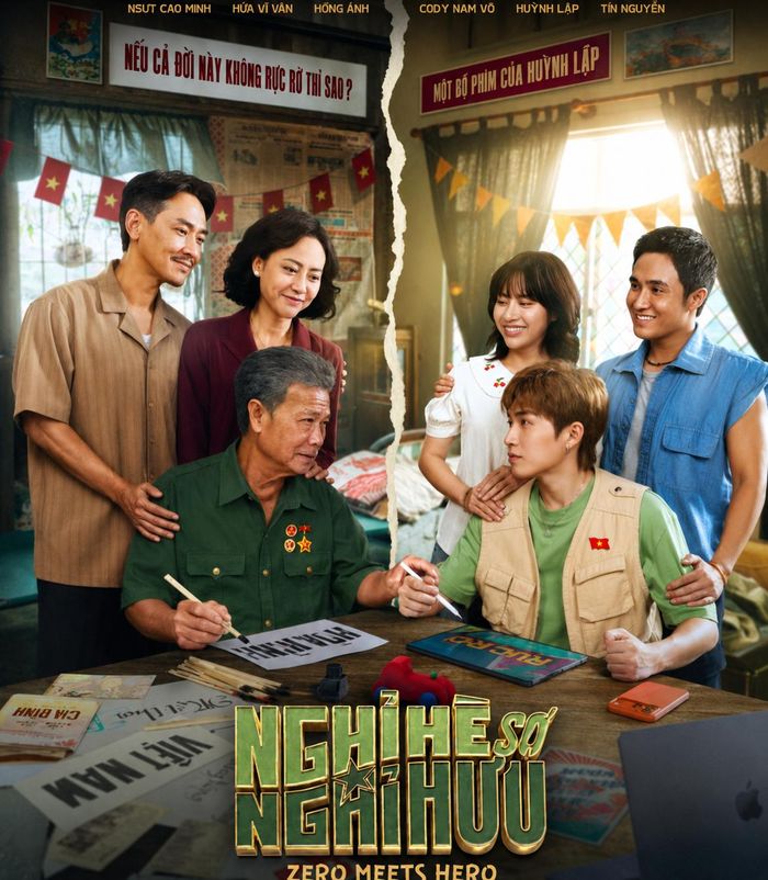 Poster về gia đình của ông Thời.