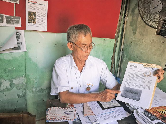 Cựu binh Đào Thiện Sính quan niệm tìm những người đã nằm lại cũng là đi tìm sự bình yên cho những người đang sống.