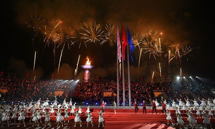 Lễ khai mạc SEA Games 31 - năm 2022 tại Hà Nội. Ảnh: Viết Thành