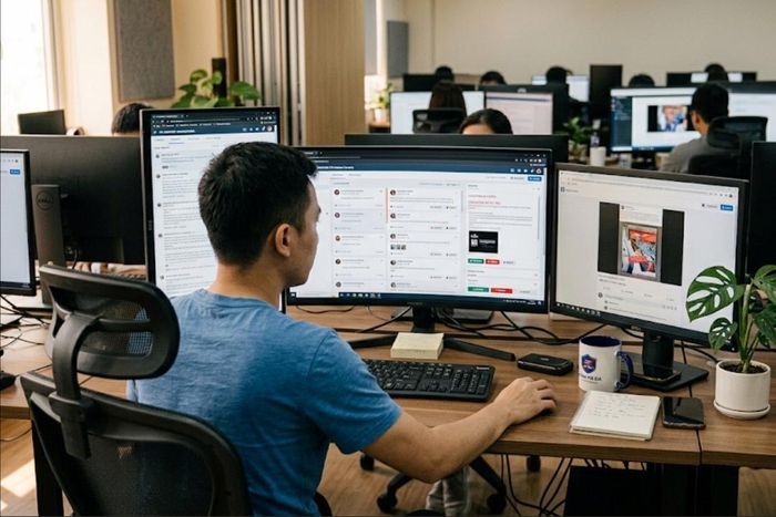 Người nắm quyền quản lý nội dung nhóm mạng xã hội phải thật tỉnh táo và kiểm soát kỹ nội dung. Ảnh minh họa