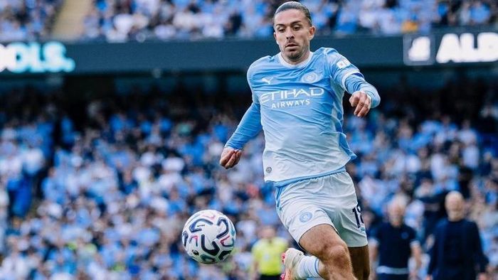 Tiền vệ Jack Grealish chuyển từ Manchester City tới Everton. Ảnh: Manchester City