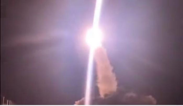 Hình ảnh truyền thông nhà nước Iran công bố được cho là ghi lại cảnh IRGC phóng tên lửa về phía các căn cứ quân sự của Mỹ tại Jordan