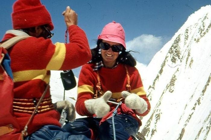 Nhà leo núi Hannelore Schmatz trước thời điểm đến South Col. Ảnh: AIT.