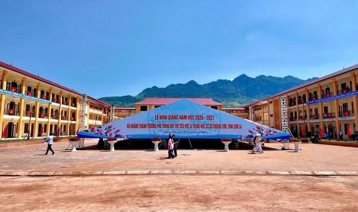 Các trường nội trú liên cấp tại Sơn La đang hoàn tất những phần việc cuối cùng, sẵn sàng cho lễ khai giảng và khánh thành vào ngày 5.9