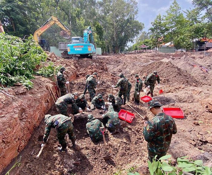 Tính từ ngày 23.6 đến nay, TP.HCM quy tập được 564 bộ hài cốt liệt sĩ tại Công viên Lê Thị Riêng