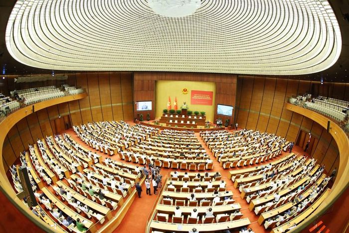 Toàn cảnh hội nghị tại phòng họp Diên Hồng, Nhà Quốc hội, Hà Nội. Ảnh: Phương Hoa - TTXVN
