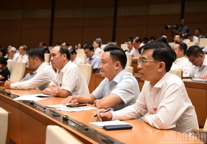 Các đại biểu dự hội nghị. (Ảnh: TRẦN HẢI)