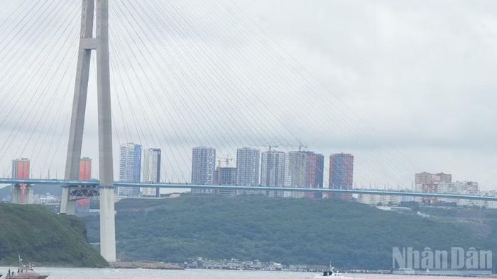 Hạ tầng tại Vladivostok đang phát triển mạnh. (Ảnh: THANH THỂ)