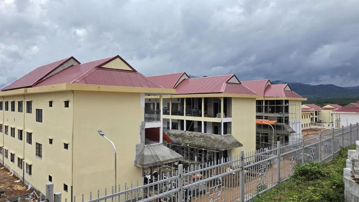 Trường Phổ thông Nội trú Liên cấp Tiểu học – THCS đang dần hoàn thiện.