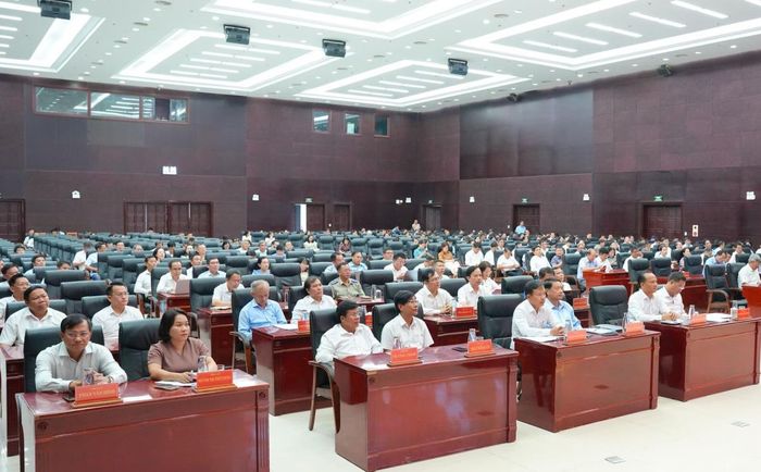 Đại biểu dự hội nghị tại điểm cầu Đà Nẵng
