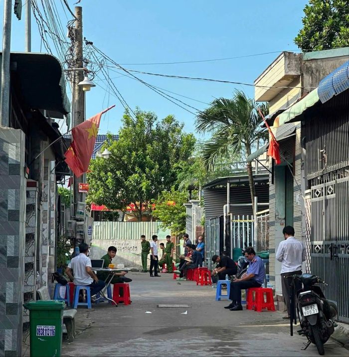 Hiện trường vụ án. Ảnh: CTV