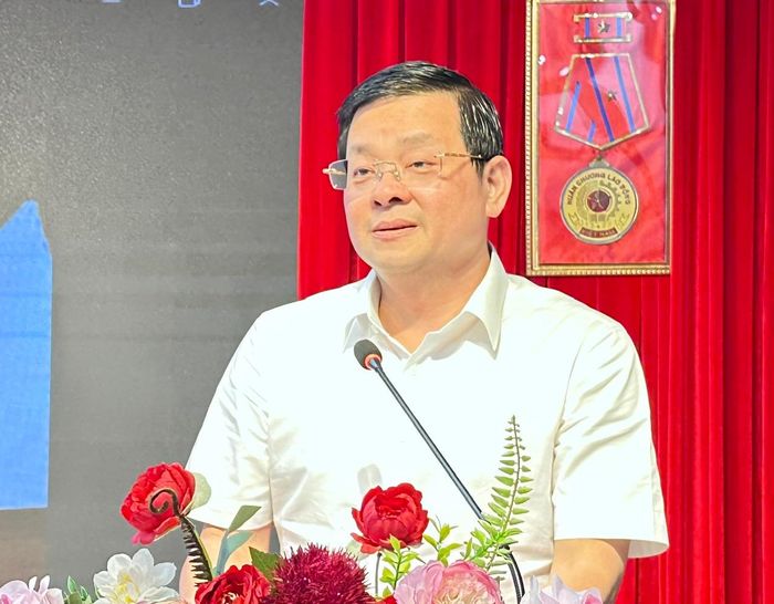  Giám đốc Sở NN-MT TPHCM Nguyễn Toàn Thắng phát biểu tại buổi lễ phát động. Ảnh: THANH HIỀN 