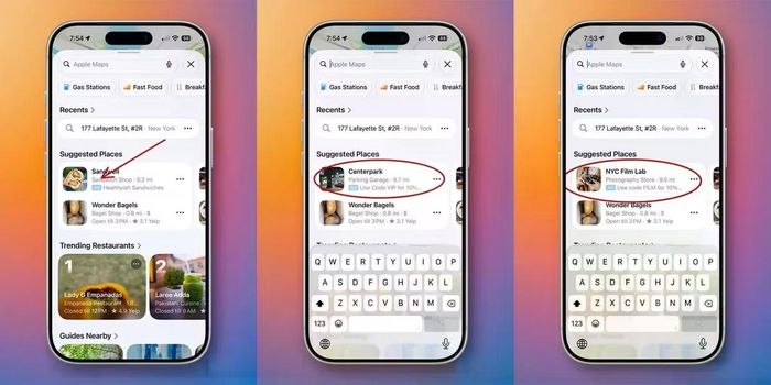 Quảng cáo đã xuất hiện trên Apple Maps và khiến cho ứng dụng này trông cực...rẻ tiền.