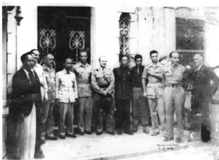 Chủ tịch Hồ Chí Minh và đại diện Chính phủ Pháp ký Hiệp định Sơ bộ ngày 6/3/1946. (Nguồn: Trung tâm Lưu trữ Quốc gia)