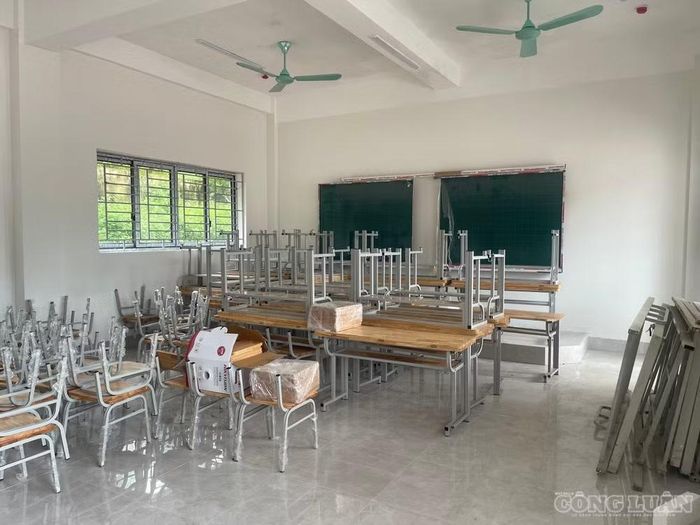 Các lớp học đang dần được hình thành