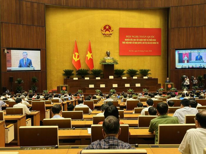 Tổng Bí thư, Chủ tịch nước Tô Lâm phát biểu chỉ đạo tại Hội nghị. (Ảnh: Vân Anh)