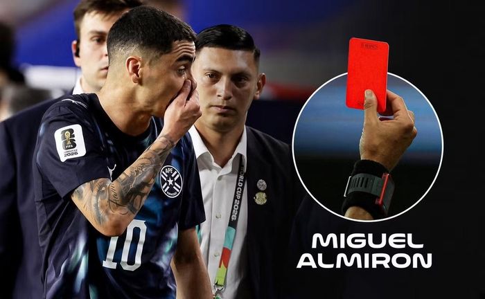  Tiền đạo Sergio Almiron của Paraguay là cầu thủ đầu tiên bị phạt thẻ đỏ vì che miệng nói chuyện với đối thủ, trong trận thắng Thổ Nhĩ Kỳ ở World Cup 2026. 