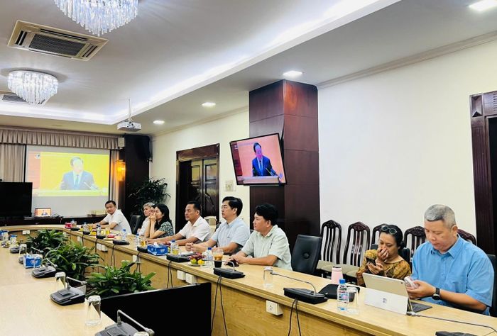 Điểm cầu Văn phòng đại diện PETROVIETNAM khu vực phía Nam.