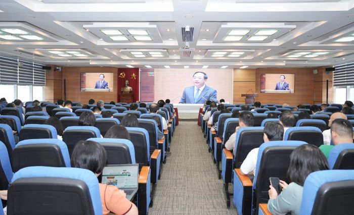 Điểm cầu tầng 19 trụ sở Tập đoàn