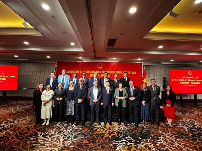 Các đại biểu tham dự lễ kỷ niệm. Ảnh: Tổng Lãnh sự quán Việt Nam tại Perth