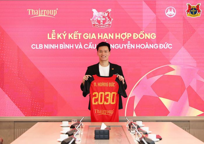 Hoàng Đức gắn bó lâu dài với CLB Ninh Bình. Ảnh: Ninh Bình FC