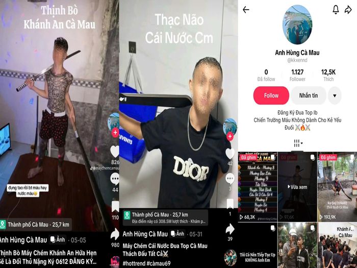 Những bài đăng mang nguy cơ kích động, cổ suy bạo lực - Ảnh: Chụp màn hình