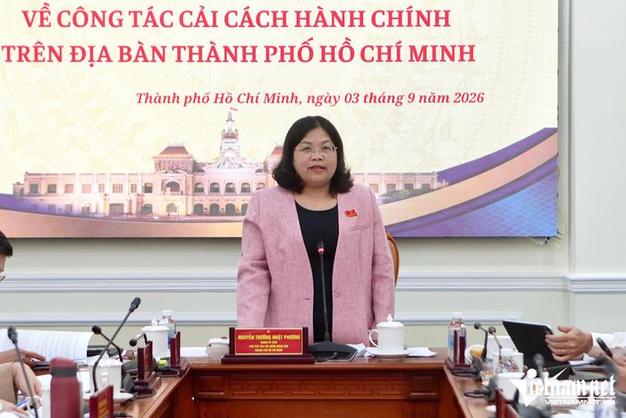 Phó Chủ tịch HĐND TPHCM Nguyễn Trường Nhật Phượng phát biểu kết luận tại phiên giải trình