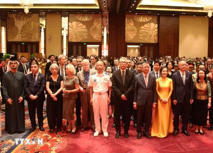 Các đại biểu tham dự Lễ kỷ niệm 81 năm Quốc khánh Việt Nam. (Ảnh: Hải Yến/TTXVN)