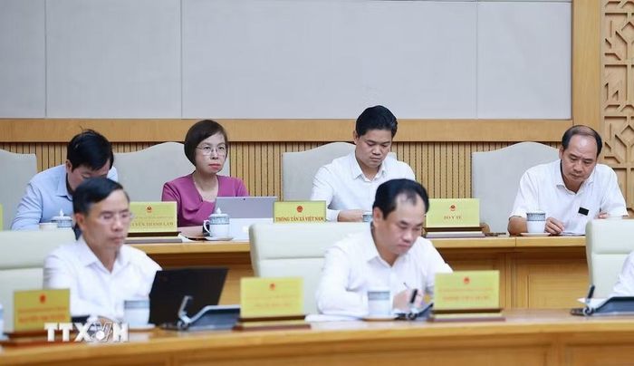 Các đại biểu tham dự Phiên họp Chính phủ thường kỳ tháng 8 năm 2026. (Ảnh: Dương Giang/TTXVN)