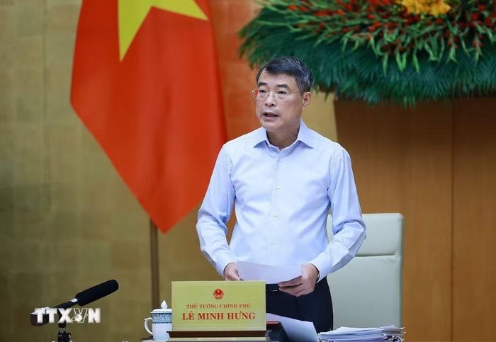Thủ tướng Lê Minh Hưng chủ trì Phiên họp Chính phủ thường kỳ tháng 8 năm 2026. (Ảnh: Dương Giang/TTXVN)
