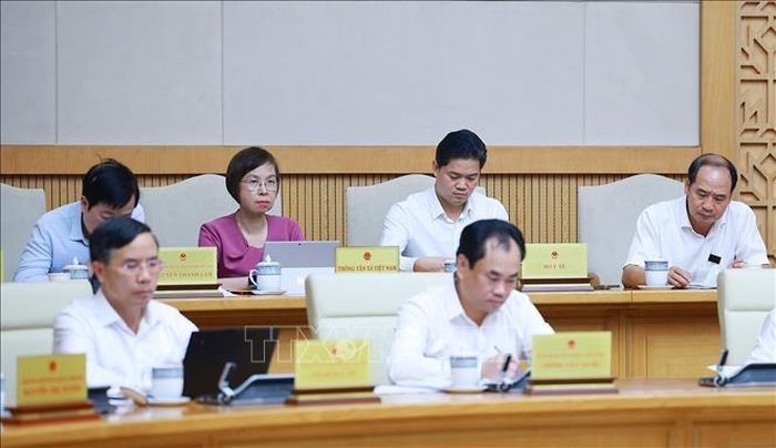 Các đại biểu tham dự Phiên họp Chính phủ thường kỳ tháng 8 năm 2026. Ảnh: Dương Giang/TTXVN
