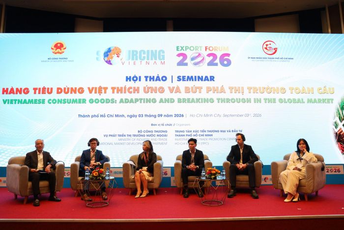 Các đại biểu tham gia đóng góp giải pháp cho việc đưa hàng Việt bứt phá thị trường toàn cầu.