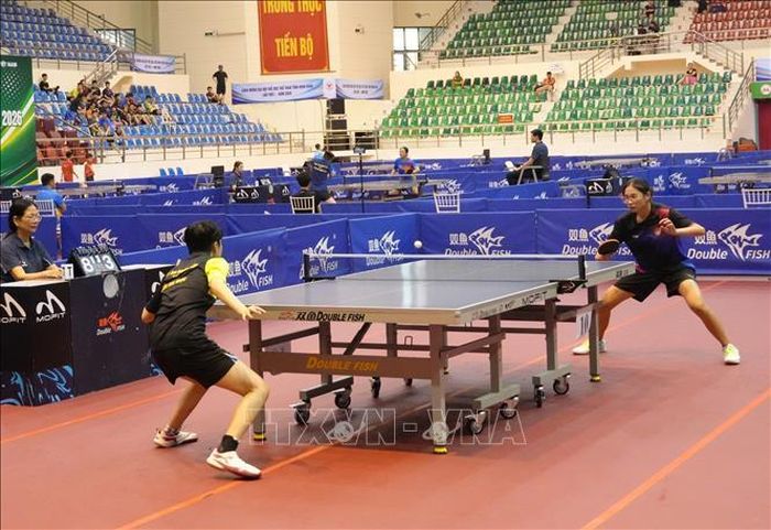 Các vận động viên thi đấu trận chung kết nội dung đơn nữ.