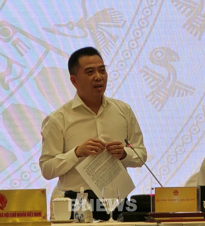 Thứ trưởng Bộ Nông nghiệp và Môi trường Đặng Ngọc Điệp. Ảnh: Thắng Trung/Bnews/vnanet.vn