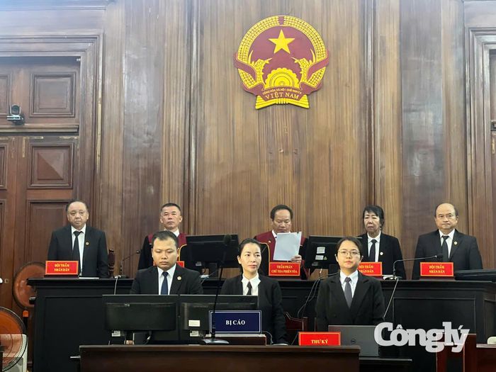 HĐXX tại điểm cầu trụ sở TAND TP.HCM.