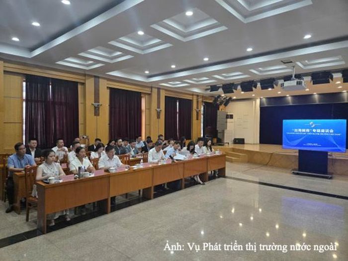Toàn cảnh toạ đàm chuyên đề “Tiến ra thị trường Việt Nam”.