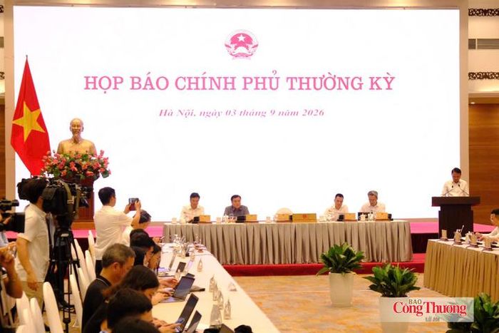 Toàn cảnh buổi họp báo. Ảnh: Lê An