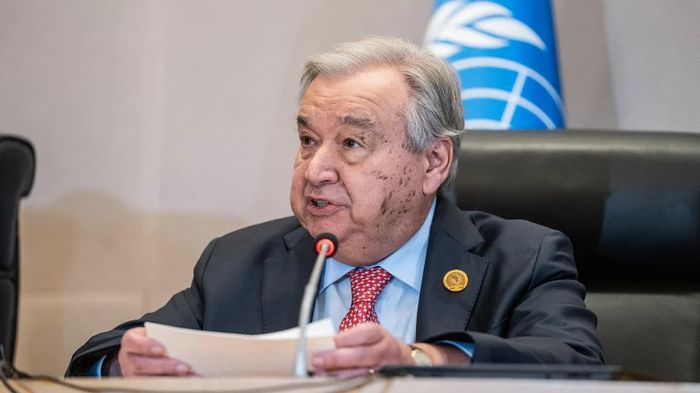 Tổng Thư ký Liên hợp quốc Antonio Guterres. Ảnh: CCTV.