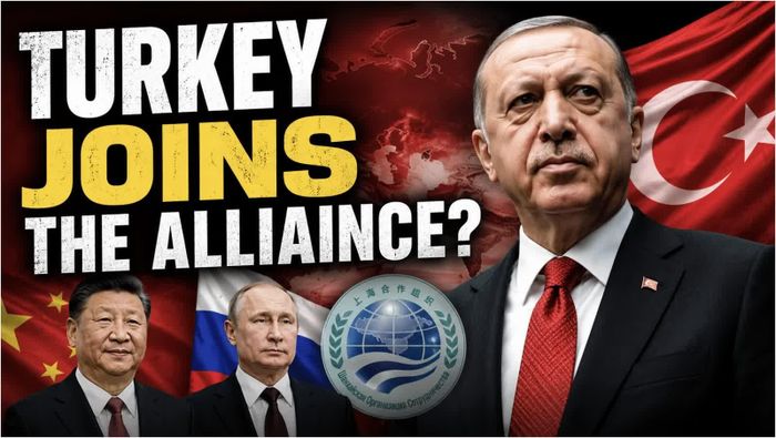 Tổng thống Thổ Nhĩ Kỳ Recep Tayyip Erdogan phát tín hiệu cân nhắc gia nhập khối an ninh do Moscow và Bắc Kinh làm nòng cốt. Ảnh: Endtimeheadlines