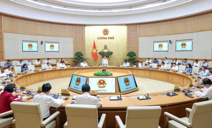 Thủ tướng Lê Minh Hưng chủ trì phiên họp Chính phủ thường kỳ tháng 8/2026 - Ảnh: chinhphu.vn/Nhật Bắc