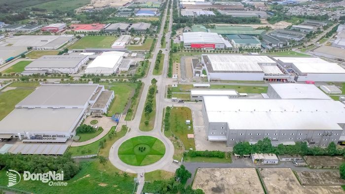 Một góc Khu công nghiệp Amata, phường Long Bình, thành phố Đồng Nai. Ảnh: Ngọc Liên