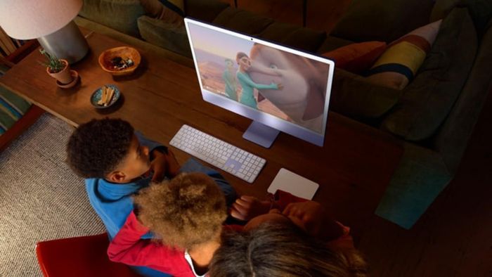 Thiết kế all-in-one giúp iMac tối ưu không gian