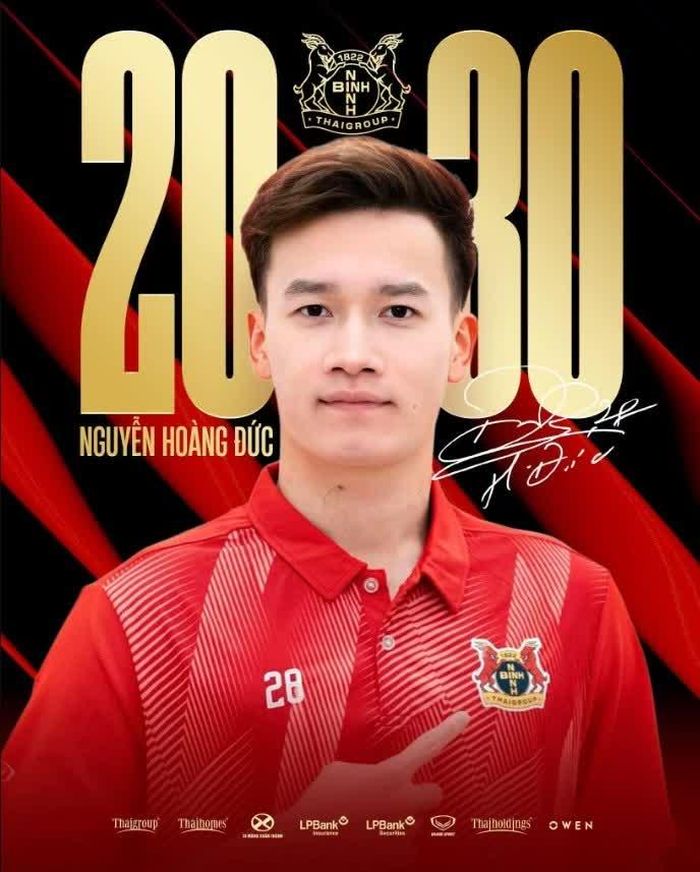 Nguyễn Hoàng Đức - Nguồn ảnh: Fb: Ninh Bình FC.