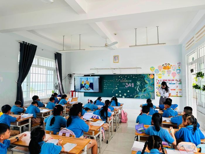 Trường Tiểu học Mũi Né 2 ổn định trường lớp sau sáp nhập
