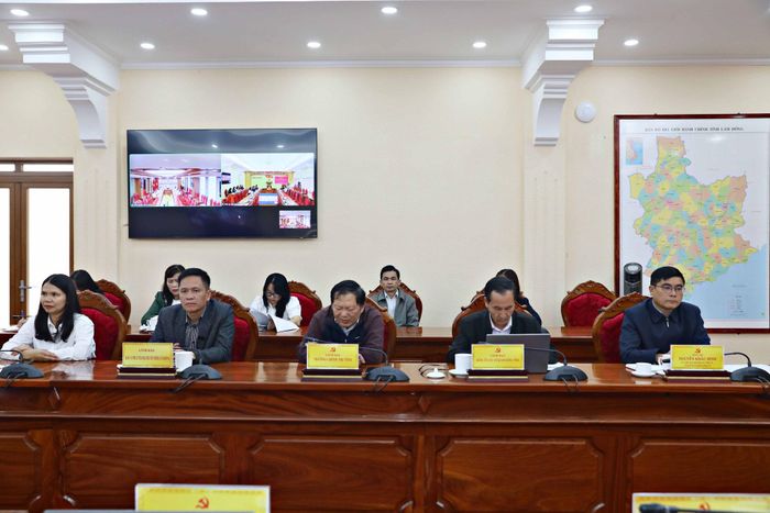 Lãnh đạo các cơ quan trực thuộc Tỉnh uỷ Lâm Đồng thuộc diện kiểm toán theo Quyết định của Tổng Kiểm toán Nhà nước tham dự Hội nghị