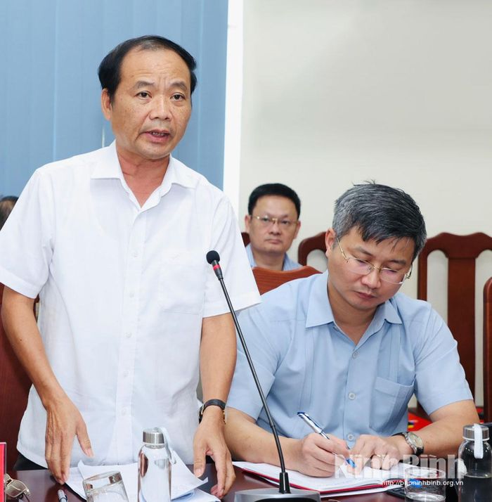 Lãnh đạo Sở Xây dựng phát biểu tại phiên tiếp công dân.