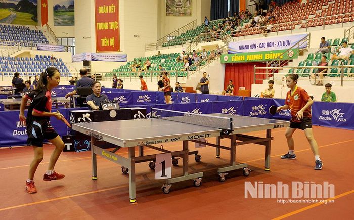 Trận chung kết đơn nữ lứa tuổi U12.