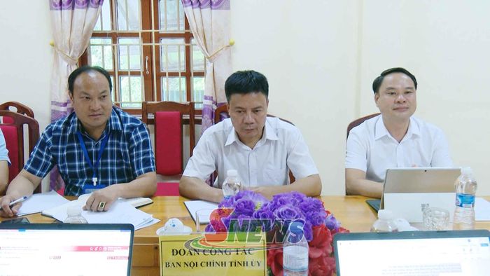 Các đại biểu dự cuộc làm việc.