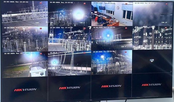 Hệ thống camera an ninh trạm