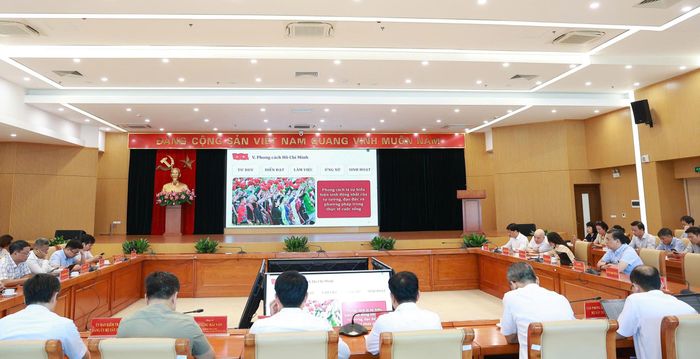 Đảng ủy Bộ Xây dựng tổ chức kết nối trực tiếp hội nghị toàn quốc.